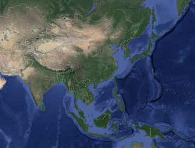 Mapa Azji i Pacyfiku