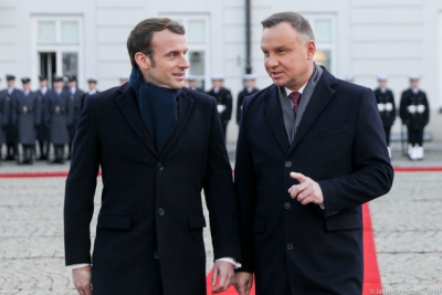 Prezydent Duda i Macron