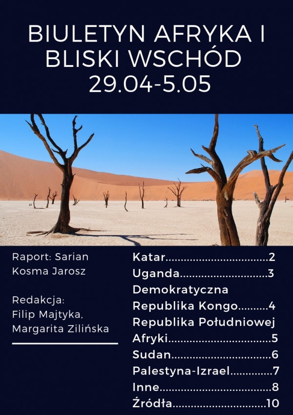 Biuletyn FMD: Afryka i Bliski Wschód 29 kwietnia - 5 maja 2019r.