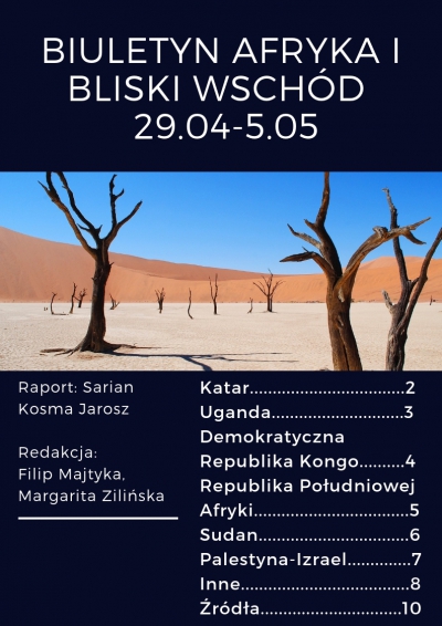Biuletyn FMD: Afryka i Bliski Wschód 29 kwietnia - 5 maja 2019r.